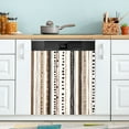thumbnail image 1 of Yayeee Magnetic Dishwasher Cover for The Front Decoration Home Kitchen Machine Sticker Protector, Brown Abstract Stripes, 1 of 6