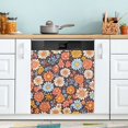 thumbnail image 1 of Yayeee Magnetic Dishwasher Cover for The Front Decoration Home Kitchen Machine Sticker Protector, Colorful Flowers, 1 of 6
