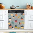 thumbnail image 1 of Yayeee Magnetic Dishwasher Cover for The Front Decoration Home Kitchen Machine Sticker Protector, Cute Acorns Pattern, 1 of 6