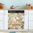 thumbnail image 1 of Yayeee Magnetic Dishwasher Cover for The Front Decoration Home Kitchen Machine Sticker Protector, Deer Pattern, 1 of 6