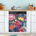 thumbnail image 1 of Yayeee Magnetic Dishwasher Cover for The Front Decoration Home Kitchen Machine Sticker Protector, Ethereal Floral Harmony, 1 of 6