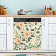 thumbnail image 1 of Yayeee Magnetic Dishwasher Cover for The Front Decoration Home Kitchen Machine Sticker Protector, Floral Design, 1 of 6