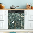 thumbnail image 1 of Yayeee Magnetic Dishwasher Cover for The Front Decoration Home Kitchen Machine Sticker Protector, Floral Forest Scene, 1 of 6