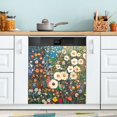 thumbnail image 1 of Yayeee Magnetic Dishwasher Cover for The Front Decoration Home Kitchen Machine Sticker Protector, Floral Garden, 1 of 6