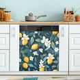 thumbnail image 1 of Yayeee Magnetic Dishwasher Cover for The Front Decoration Home Kitchen Machine Sticker Protector, Floral Lemon, 1 of 6