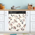 thumbnail image 1 of Yayeee Magnetic Dishwasher Cover for The Front Decoration Home Kitchen Machine Sticker Protector, Floral Plaid, 1 of 6