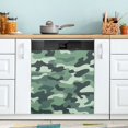 thumbnail image 1 of Yayeee Magnetic Dishwasher Cover for The Front Decoration Home Kitchen Machine Sticker Protector, Forest Camouflage Pattern, 1 of 6