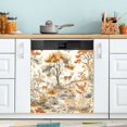 thumbnail image 1 of Yayeee Magnetic Dishwasher Cover for The Front Decoration Home Kitchen Machine Sticker Protector, Forest Pattern, 1 of 6