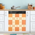 thumbnail image 1 of Yayeee Magnetic Dishwasher Cover for The Front Decoration Home Kitchen Machine Sticker Protector, Geometric Pattern, 1 of 6