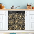 thumbnail image 1 of Yayeee Magnetic Dishwasher Cover for The Front Decoration Home Kitchen Machine Sticker Protector, Golden Elegance, 1 of 6