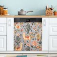 thumbnail image 1 of Yayeee Magnetic Dishwasher Cover for The Front Decoration Home Kitchen Machine Sticker Protector, Gray Llama Pattern, 1 of 6