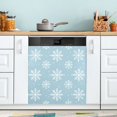 thumbnail image 1 of Yayeee Magnetic Dishwasher Cover for The Front Decoration Home Kitchen Machine Sticker Protector, Gray Snowflake, 1 of 6