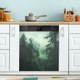 thumbnail image 1 of Yayeee Magnetic Dishwasher Cover for The Front Decoration Home Kitchen Machine Sticker Protector, Green Forest, 1 of 6