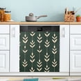thumbnail image 1 of Yayeee Magnetic Dishwasher Cover for The Front Decoration Home Kitchen Machine Sticker Protector, Green Plants, 1 of 6