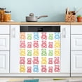 thumbnail image 1 of Yayeee Magnetic Dishwasher Cover for The Front Decoration Home Kitchen Machine Sticker Protector, Gummy Bear Pattern, 1 of 6