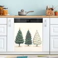 thumbnail image 1 of Yayeee Magnetic Dishwasher Cover for The Front Decoration Home Kitchen Machine Sticker Protector, Hand Drawn Christmas, 1 of 6
