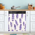 thumbnail image 1 of Yayeee Magnetic Dishwasher Cover for The Front Decoration Home Kitchen Machine Sticker Protector, Lavender Pattern, 1 of 6