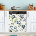 thumbnail image 1 of Yayeee Magnetic Dishwasher Cover for The Front Decoration Home Kitchen Machine Sticker Protector, Light Floral Pattern, 1 of 6