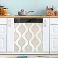 thumbnail image 1 of Yayeee Magnetic Dishwasher Cover for The Front Decoration Home Kitchen Machine Sticker Protector, Light Gray Pattern, 1 of 6