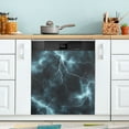 thumbnail image 1 of Yayeee Magnetic Dishwasher Cover for The Front Decoration Home Kitchen Machine Sticker Protector, Lightning Pattern, 1 of 6
