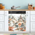 thumbnail image 1 of Yayeee Magnetic Dishwasher Cover for The Front Decoration Home Kitchen Machine Sticker Protector, Mountain Pattern, 1 of 6