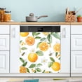 thumbnail image 1 of Yayeee Magnetic Dishwasher Cover for The Front Decoration Home Kitchen Machine Sticker Protector, Orange Bees, 1 of 6