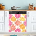 thumbnail image 1 of Yayeee Magnetic Dishwasher Cover for The Front Decoration Home Kitchen Machine Sticker Protector, Orange Grapefruit Slices, 1 of 6