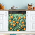 thumbnail image 1 of Yayeee Magnetic Dishwasher Cover for The Front Decoration Home Kitchen Machine Sticker Protector, Orange Tree Pattern, 1 of 6