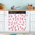 thumbnail image 1 of Yayeee Magnetic Dishwasher Cover for The Front Decoration Home Kitchen Machine Sticker Protector, Pink Popsicle Pattern, 1 of 6