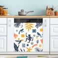 thumbnail image 1 of Yayeee Magnetic Dishwasher Cover for The Front Decoration Home Kitchen Machine Sticker Protector, Playful Forest, 1 of 6