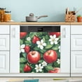 thumbnail image 1 of Yayeee Magnetic Dishwasher Cover for The Front Decoration Home Kitchen Machine Sticker Protector, Red Apple Pattern, 1 of 6