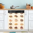thumbnail image 1 of Yayeee Magnetic Dishwasher Cover for The Front Decoration Home Kitchen Machine Sticker Protector, Red Cakes, 1 of 6
