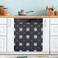thumbnail image 1 of Yayeee Magnetic Dishwasher Cover for The Front Decoration Home Kitchen Machine Sticker Protector, Red Fireworks Pattern, 1 of 6