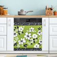 thumbnail image 1 of Yayeee Magnetic Dishwasher Cover for The Front Decoration Home Kitchen Machine Sticker Protector, Retro Floral, 1 of 6