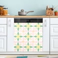thumbnail image 1 of Yayeee Magnetic Dishwasher Cover for The Front Decoration Home Kitchen Machine Sticker Protector, Retro Yellow Stars, 1 of 6
