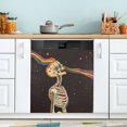 thumbnail image 1 of Yayeee Magnetic Dishwasher Cover for The Front Decoration Home Kitchen Machine Sticker Protector, Skeleton Stripes, 1 of 6