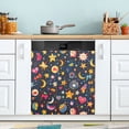 thumbnail image 1 of Yayeee Magnetic Dishwasher Cover for The Front Decoration Home Kitchen Machine Sticker Protector, Small Space Pattern, 1 of 6