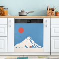thumbnail image 1 of Yayeee Magnetic Dishwasher Cover for The Front Decoration Home Kitchen Machine Sticker Protector, Snow Mountain, 1 of 6