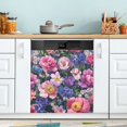 thumbnail image 1 of Yayeee Magnetic Dishwasher Cover for The Front Decoration Home Kitchen Machine Sticker Protector, Soft Pinks Flowers, 1 of 6