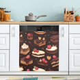 thumbnail image 1 of Yayeee Magnetic Dishwasher Cover for The Front Decoration Home Kitchen Machine Sticker Protector, Sweet Cakes, 1 of 6