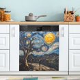 thumbnail image 1 of Yayeee Magnetic Dishwasher Cover for The Front Decoration Home Kitchen Machine Sticker Protector, Swirling Starry Sky, 1 of 6
