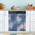 thumbnail image 1 of Yayeee Magnetic Dishwasher Cover for The Front Decoration Home Kitchen Machine Sticker Protector, Trees in The Night, 1 of 6