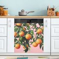 thumbnail image 1 of Yayeee Magnetic Dishwasher Cover for The Front Decoration Home Kitchen Machine Sticker Protector, Vibrant Oranges, 1 of 6