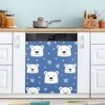 thumbnail image 1 of Yayeee Magnetic Dishwasher Cover for The Front Decoration Home Kitchen Machine Sticker Protector, White Polar Bear, 1 of 6