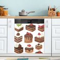 thumbnail image 1 of Yayeee Magnetic Dishwasher Cover for The Front Decoration Home Kitchen Machine Sticker Protector, White Sweet Cakes, 1 of 6