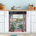 thumbnail image 1 of Yayeee Magnetic Dishwasher Cover for The Front Decoration Home Kitchen Machine Sticker Protector, Window Plants, 1 of 6
