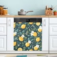 thumbnail image 1 of Yayeee Magnetic Dishwasher Cover for The Front Decoration Home Kitchen Machine Sticker Protector, Yellow Lemons, 1 of 6