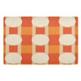thumbnail image 1 of Yayeee Doormat for Inside 20"x32" Absorbent Low-Profile Washable Non-Slip Rubber Backed Entryway Rug, Beige Geometric Circles, 1 of 8