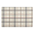 thumbnail image 1 of Yayeee Doormat for Inside 20"x32" Absorbent Low-Profile Washable Non-Slip Rubber Backed Entryway Rug, Beige Plaid Pattern, 1 of 8