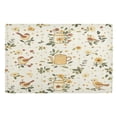 thumbnail image 1 of Yayeee Doormat for Inside 20"x32" Absorbent Low-Profile Washable Non-Slip Rubber Backed Entryway Rug, Birds Sunflowers, 1 of 8